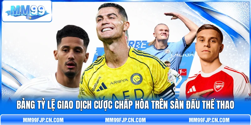 Bảng tỷ lệ giao dịch cược chấp hòa trên sàn đấu thể thao Bảng tỷ lệ giao dịch cược chấp hòa trên sàn đấu thể thao