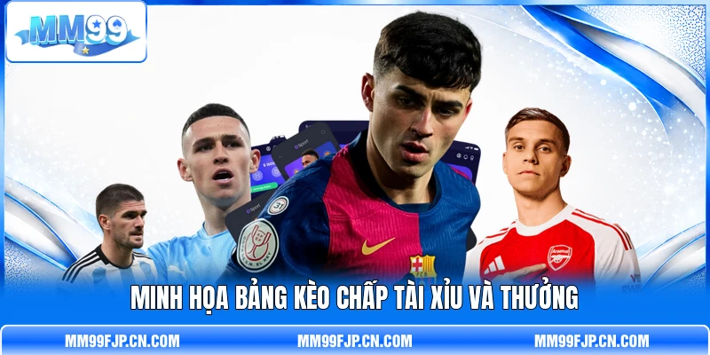 Minh họa bảng kèo chấp tài xỉu và thưởng