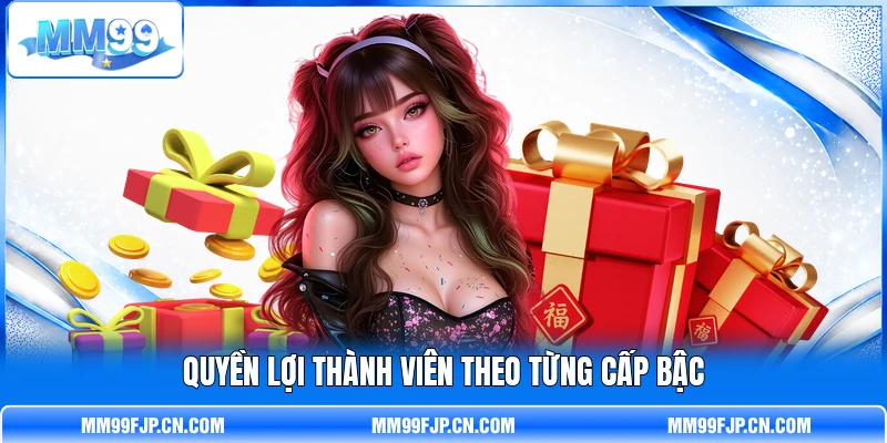 Quyền lợi thành viên theo từng cấp bậc Quyền lợi thành viên theo từng cấp bậc